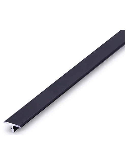02-BJ- x 014-12.5 ALUM. FLOOR TRIM MAT BLACK 12.5 MM