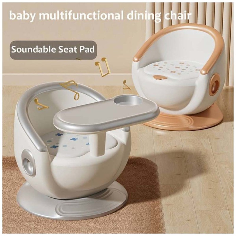 PORTABLE KIDS CHAIR WITH DINING TRAY AND TRAY COVER 36*34CM