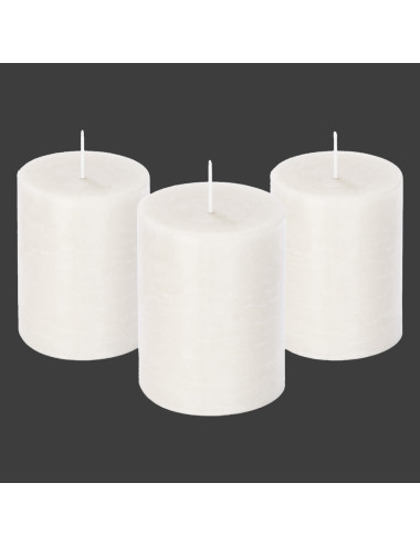 AR-21694-P WAX CANDLE 3 PICES SET