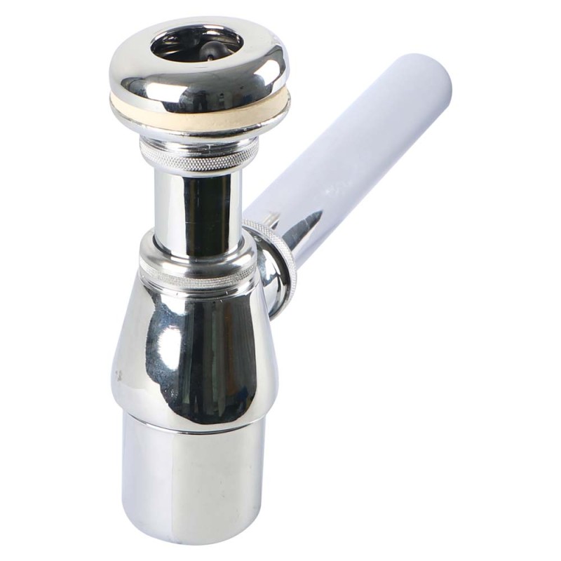 CHROME BASIN BOTTLE TRAPS