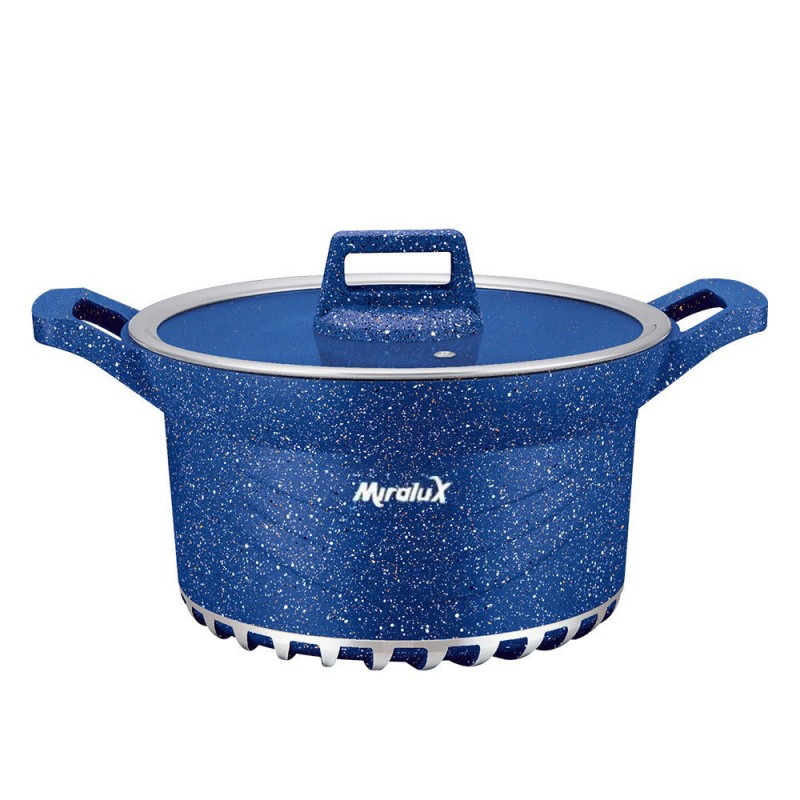 ML-8069 BLUE MIRALUX GRANITE CASSAROLE 10PCS SET