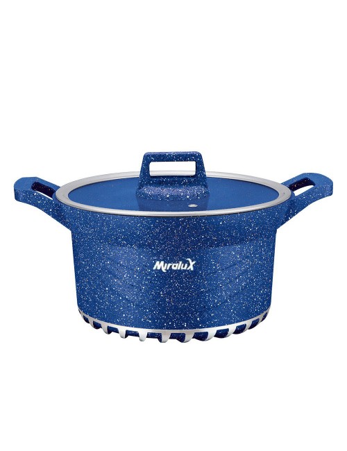 ML-8069 BLUE MIRALUX GRANITE CASSAROLE 10PCS SET
