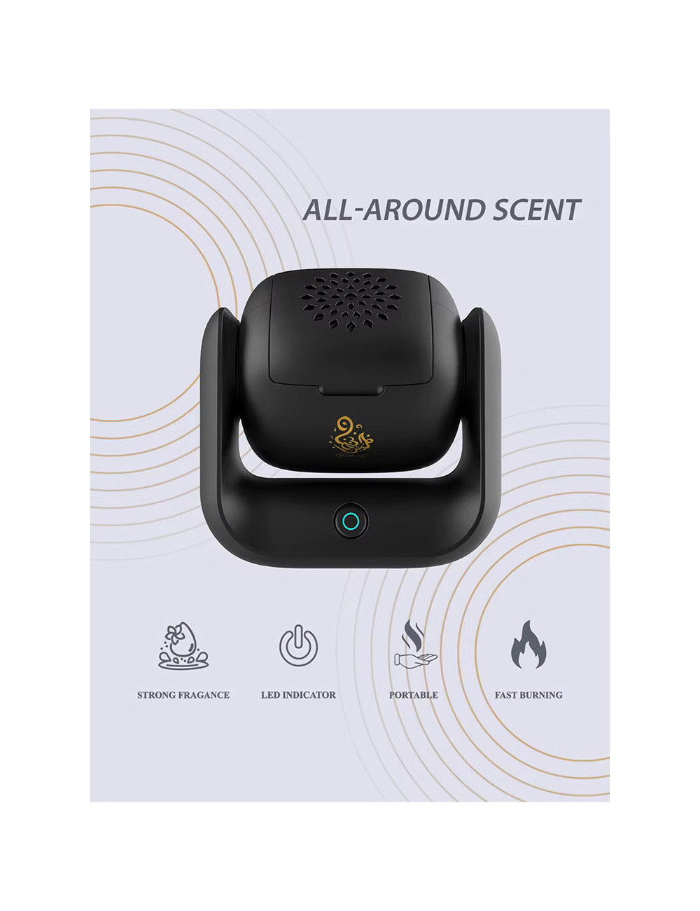 ROTATIONAL INCENSE BURNER