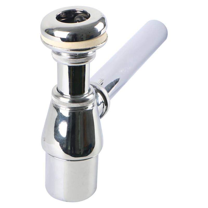 CHROME SIPHON CONNECTOR 1-1/4"