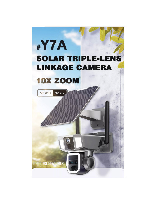Y7A كاميرا طاقة شمسية مع بانل