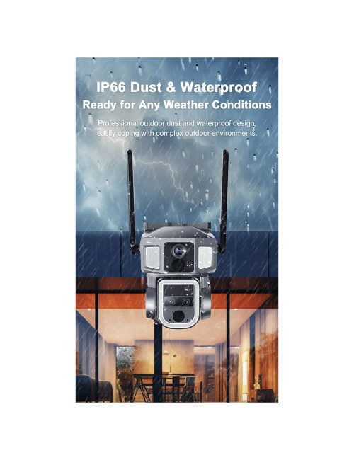 Y7A كاميرا طاقة شمسية مع بانل