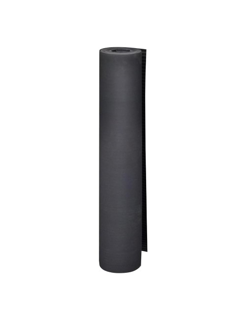 RIBBED RUBBER MAT BLACK 6 MM x 1 x 10 MTR