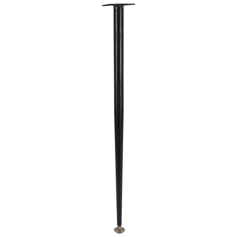 STEEL CUPBOARD LEG BLACK 70 CM
