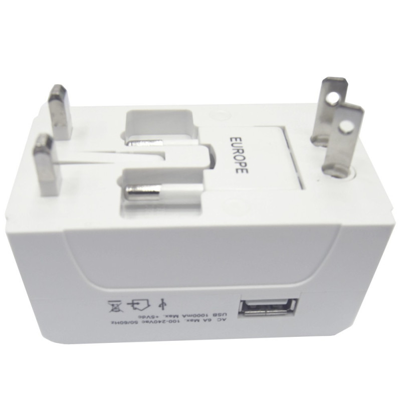 933L ALL IN ONE INTERNATIONAL ADAPTOR WITH USB 13 AMP
