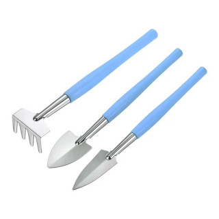 SH-23 3PCS MINI GARDEN TOOL SET SHOVEL , TROWEL, RAKE