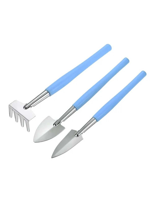 SH-23 3PCS MINI GARDEN TOOL SET SHOVEL , TROWEL, RAKE