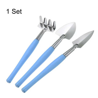 SH-23 3PCS MINI GARDEN TOOL SET SHOVEL , TROWEL, RAKE
