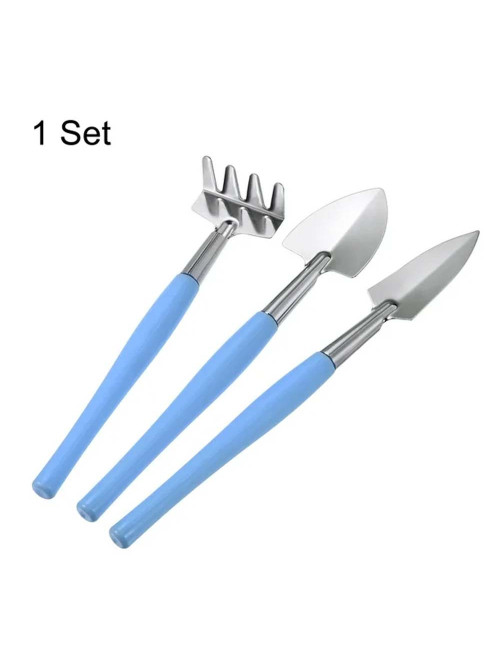 SH-23 3PCS MINI GARDEN TOOL SET SHOVEL , TROWEL, RAKE