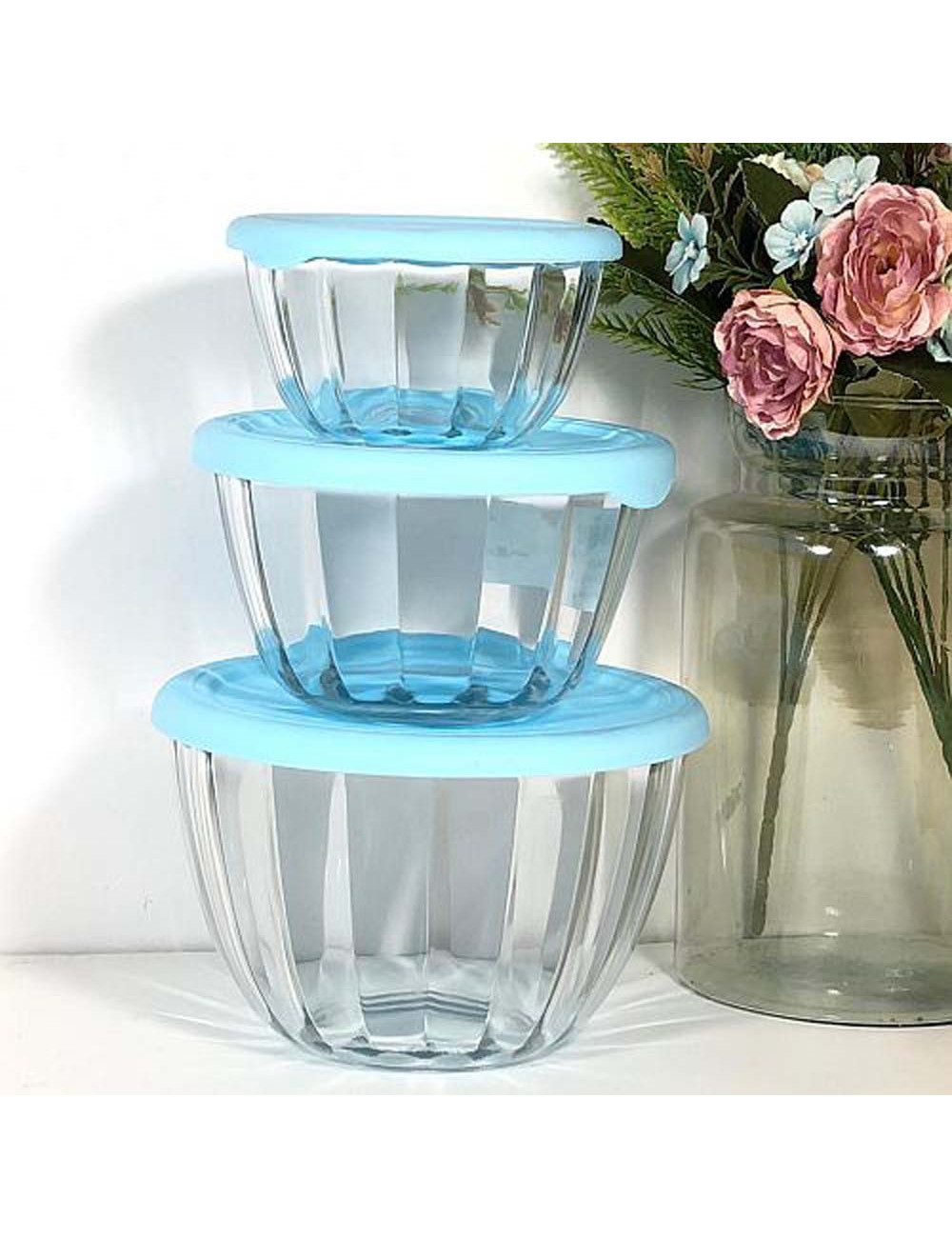 943 STORAGE BOWL WITH LID 3PCS SET