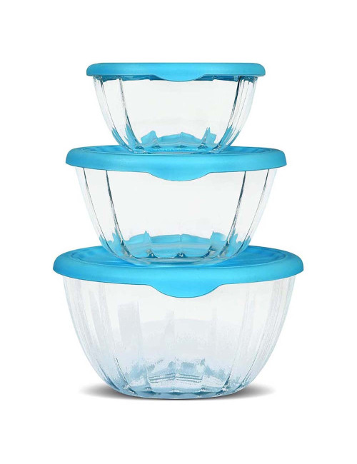 943 STORAGE BOWL WITH LID 3PCS SET