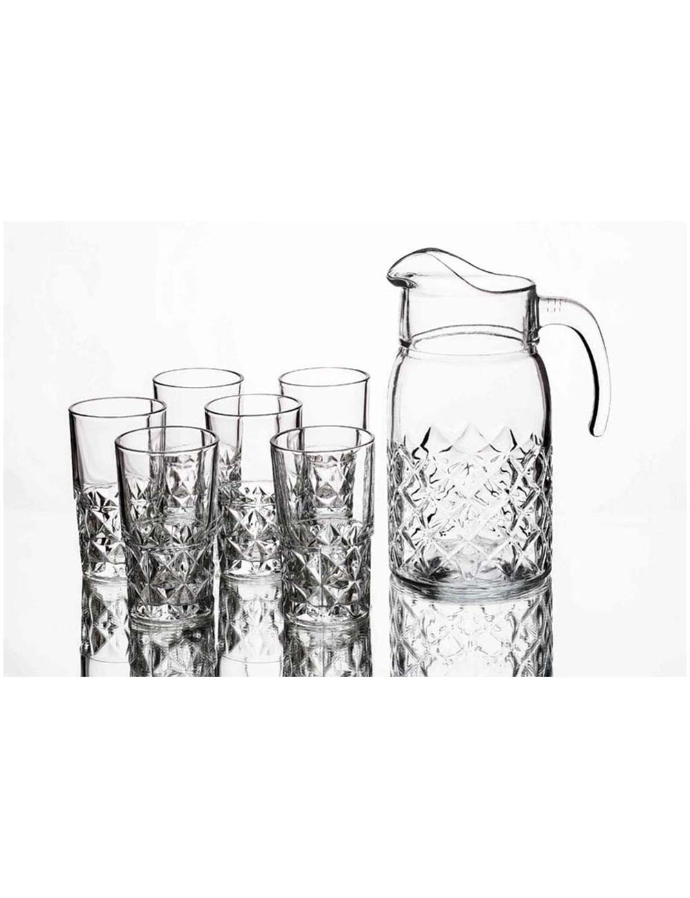 793 1 JUG AND 6PCS GLASSES SET
