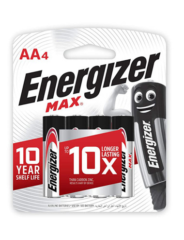 Energizer Battery AA 4 PCS