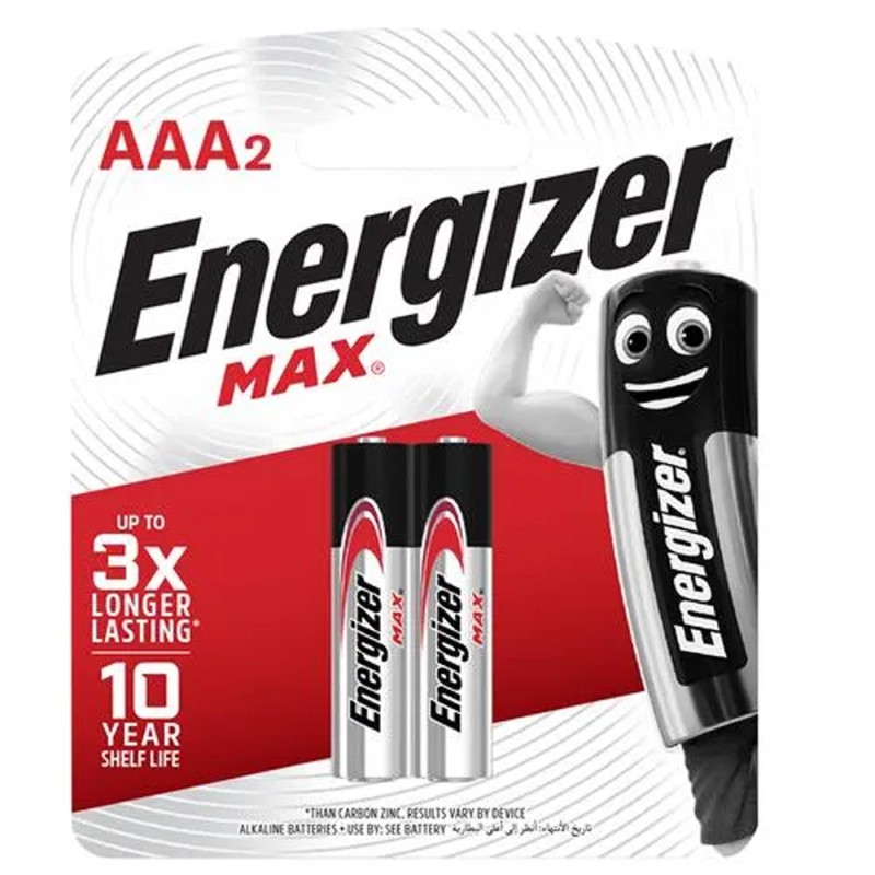 ENERGIZER E92BP2 AAA RECHARGEABLE BATTERY SET