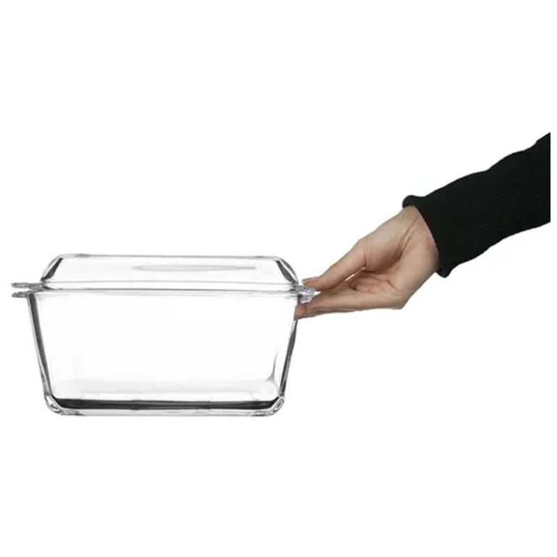 737 CASSEROLE DISH WITH GLASS LID