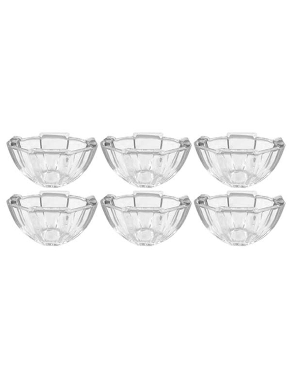 947 6PCS SET طقم ماعون زجاج