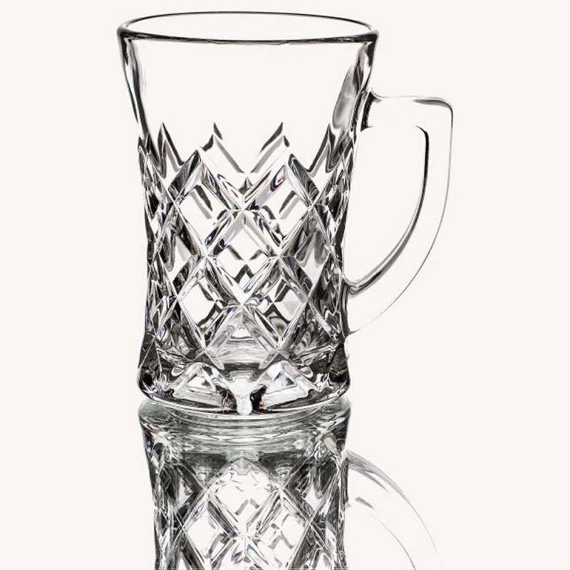 424 GLASS WITH HANDLE 6PCS SET