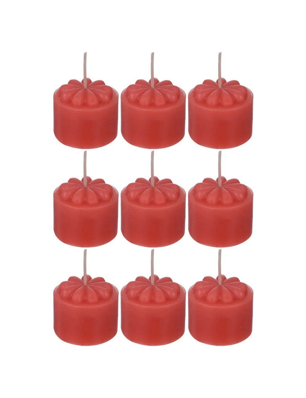 142795 FLAT HEAD SHARM HEAD 9PCS SET CANDLE