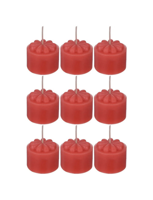 142795 FLAT HEAD SHARM HEAD 9PCS SET CANDLE