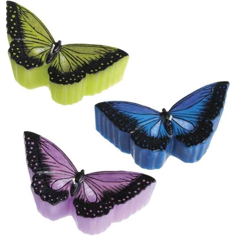 105622 FANTASY BUTTERFLY 3PCS SET شمع يدوي