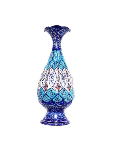 ENAMEL COATED VASE