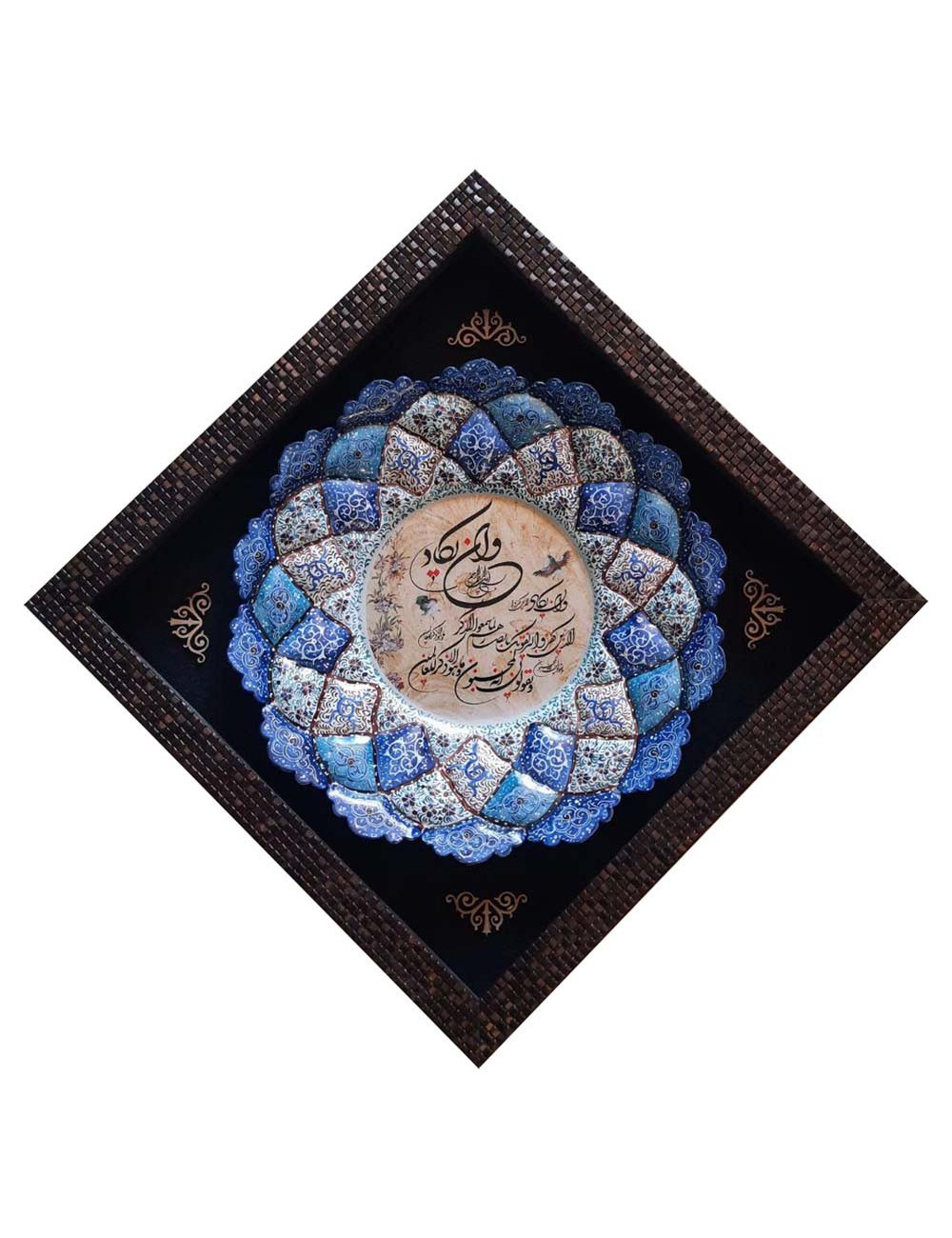 ENAMEL COATED PLATE WITH BOX 20CM