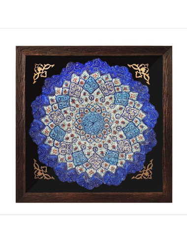 ENAMEL COATED PLATE WITH BOX 30CM