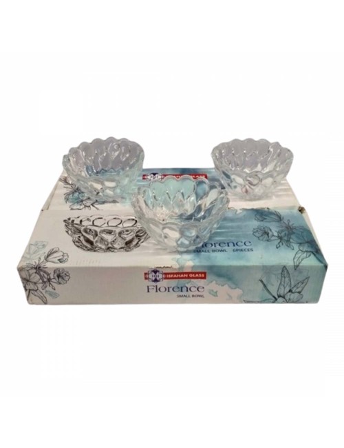 917 6PCS SET طقم ماعون زجاج