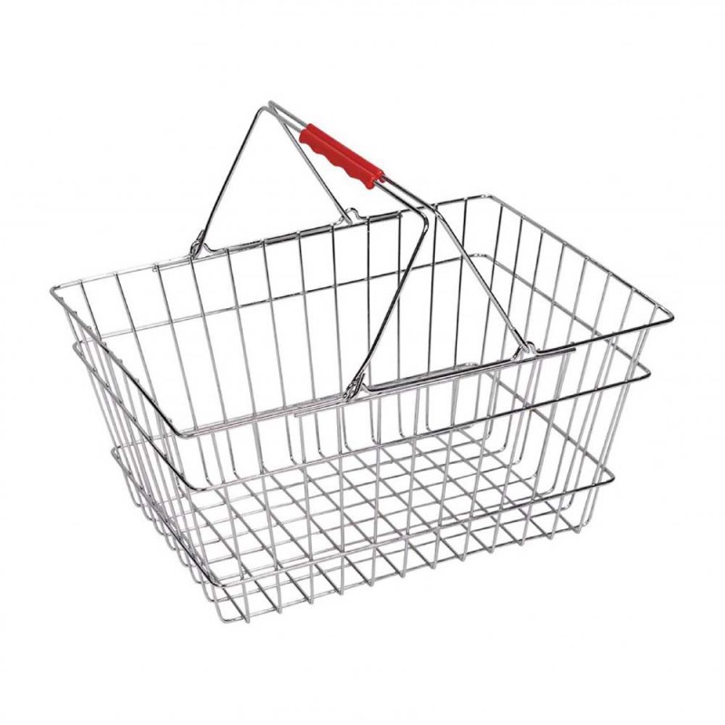 THT-SB09 WIRE SHOPPING BASKET 400 X 300 X 210 MM