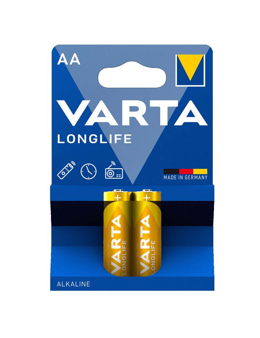 بطارات LONGLIFE حجم صغر AA كارت 2حبھ الكالاين