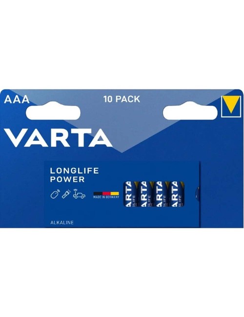 بطارات LONGLIFE POWER حجم صغر جدا AAA كارت 10حبھ الكالاين