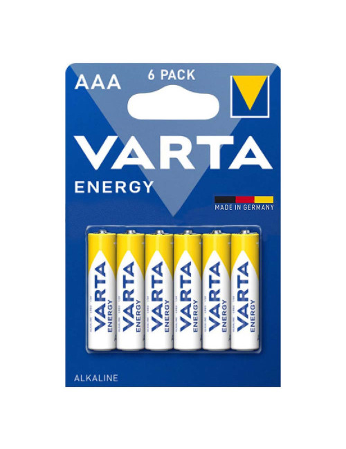 بطارات ENERGY حجم صغر جدا كارت 6 حبھ AAA الكالاين