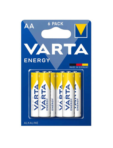 بطارات ENERGY حجم صغر كارت 6 حبھ AA الكالاين