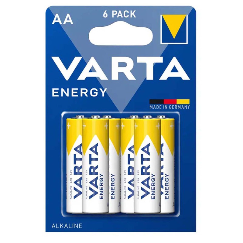 بطارات ENERGY حجم صغر كارت 6 حبھ AA الكالاين