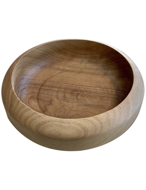 2071 WOODEN BOWL 17CM