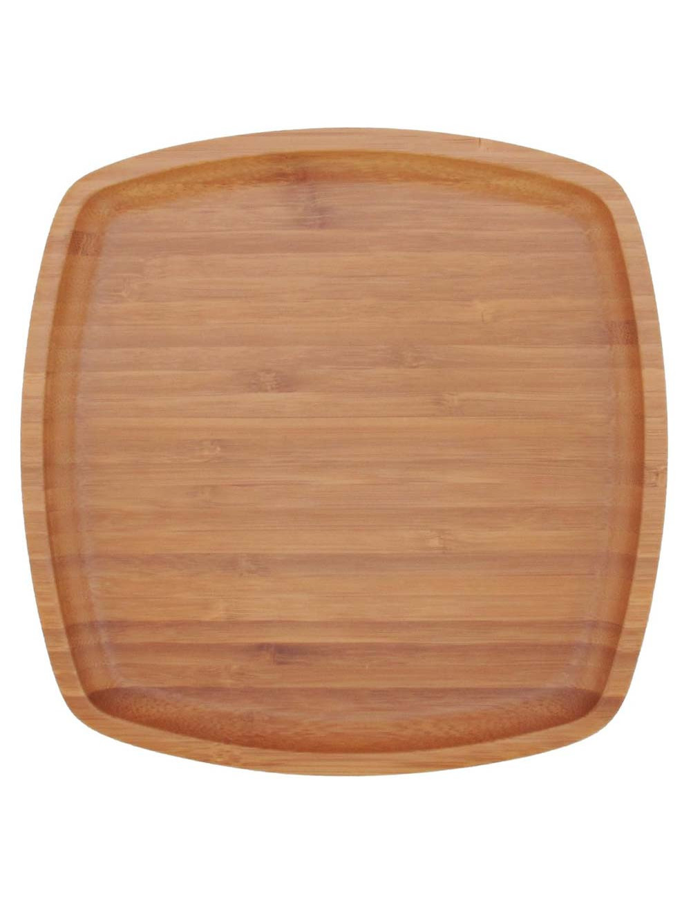 3011 WOODEN SQUARE TRAY 24CM
