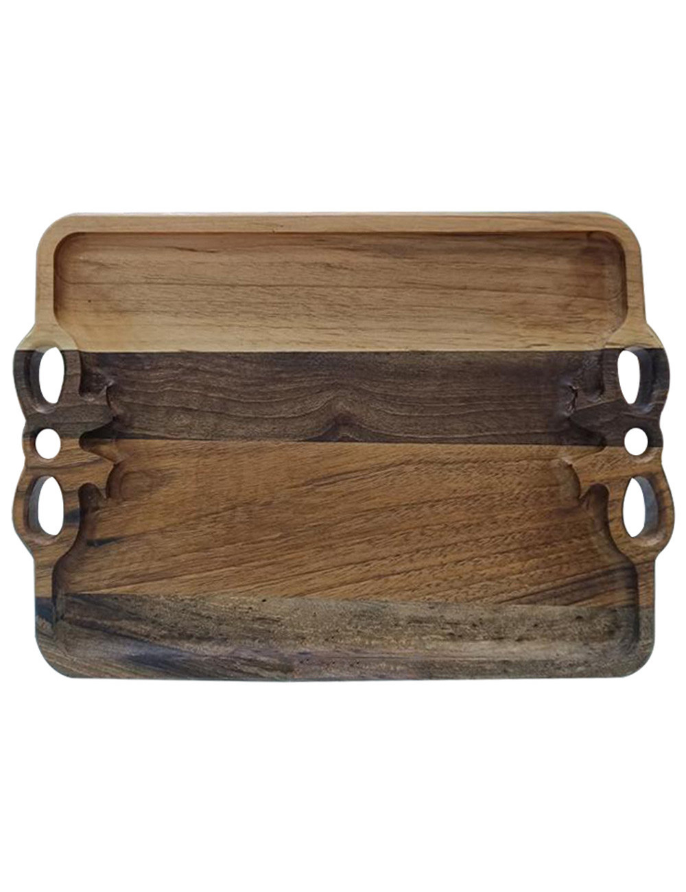 4007 WOODEN RECTANGULAR TRAY
