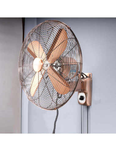 WL-G INDUSTRIAL FAN WALL MOUNTED BRONZE COLOR 50W 18"