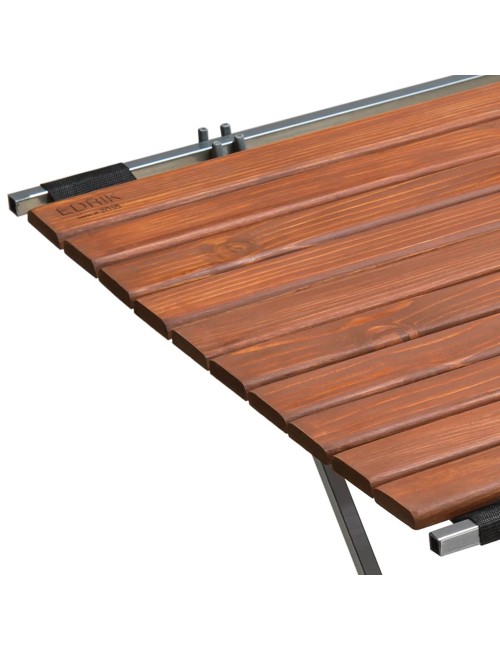 WOODEN TOP FOLDING TABLE 85 X 59 X 61