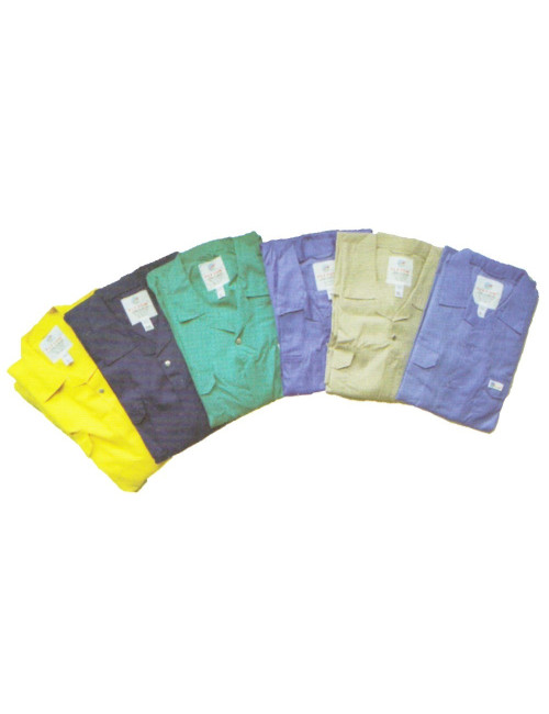 FT-1318 COVERALL 100% COTTON LIGHT BLUE 4XL