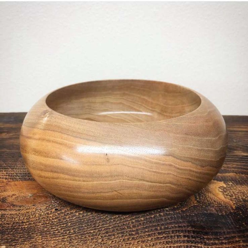 2019 WOODEN POT BOWL 15CM