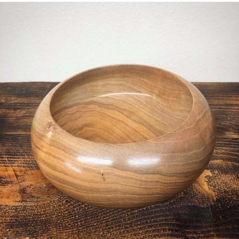 2019 WOODEN POT BOWL 15CM