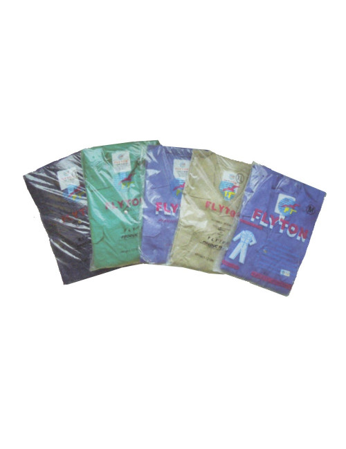 FT-1219 COVERALL MIX POLYSTER & COTTON BEIGE L