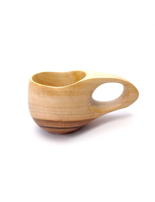 2057 WOODEN SINGLE HOLE HANDE MUG