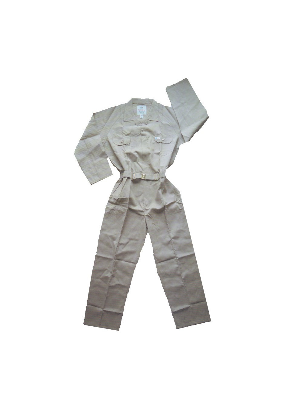 FT-1219 COVERALL MIX POLYSTER & COTTON BEIGE L