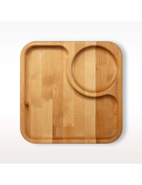 3014 WOODEN MINI TRAY SUNGLE CUP SECTION